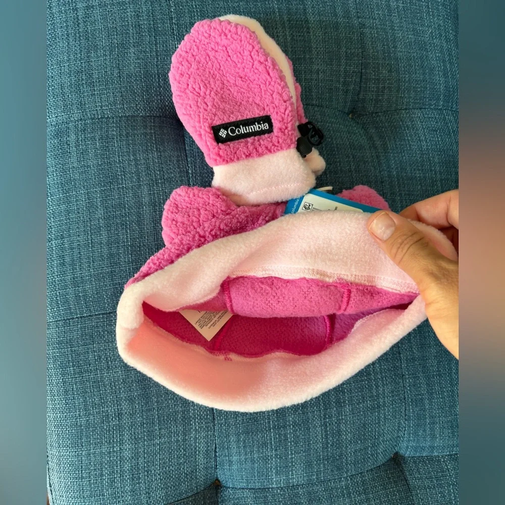 💕 Columbia Rugged Ridge Beanie & Mitten Set- Infants'-NWT - Picture 8 of 8